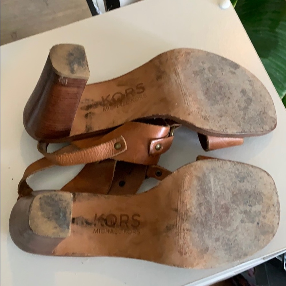 Michael Kors Leather Sandal 8m - Picture 9 of 11